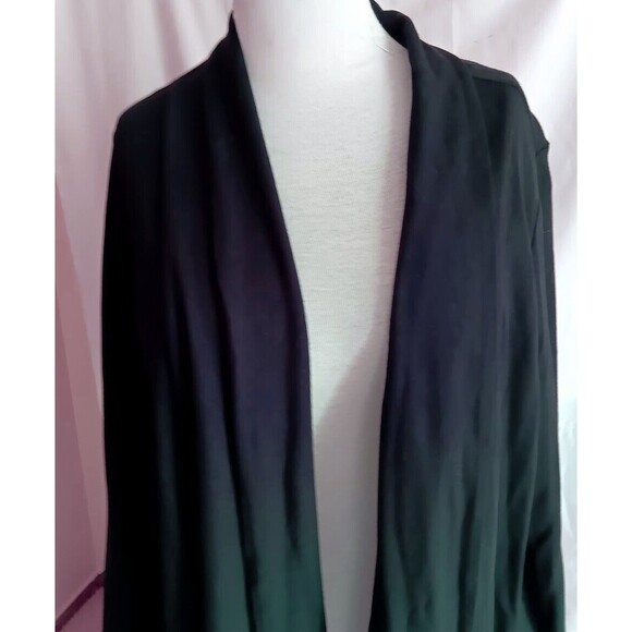 Premise Woman Jacket 1X Black Open Shawl Front New w/Tags - Picture 2 of 6